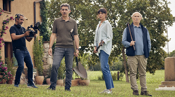 Rodaje de película "Cinco minutos más" de Javier Ruiz Caldera