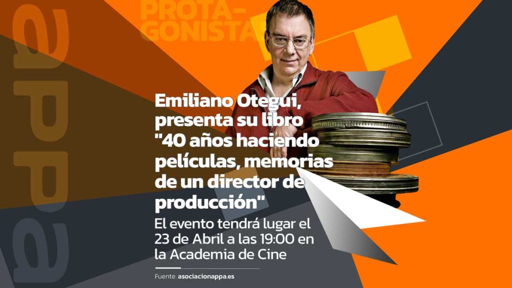 Emiliano Otegui presenta su libro “40 años haciendo películas, memorias de un director de producción”