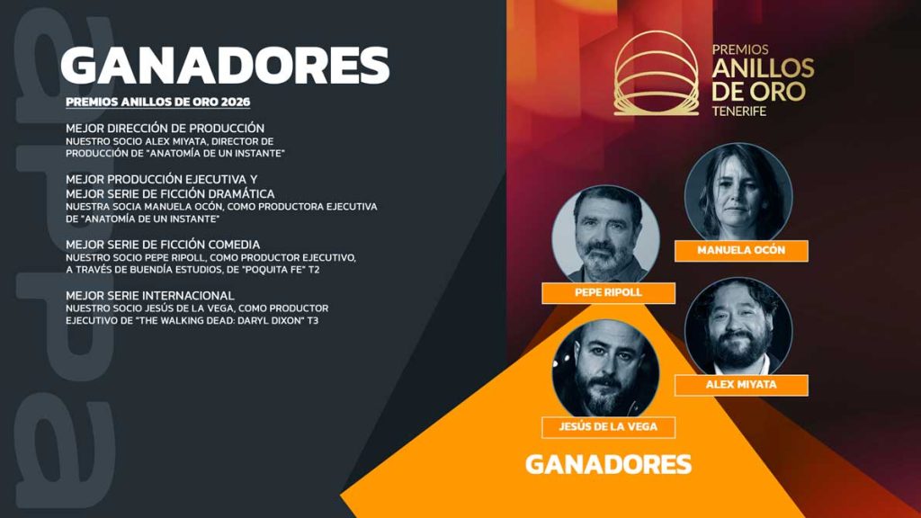 Cuatro socios ganadores de los Premios Anillos de Oro 2026