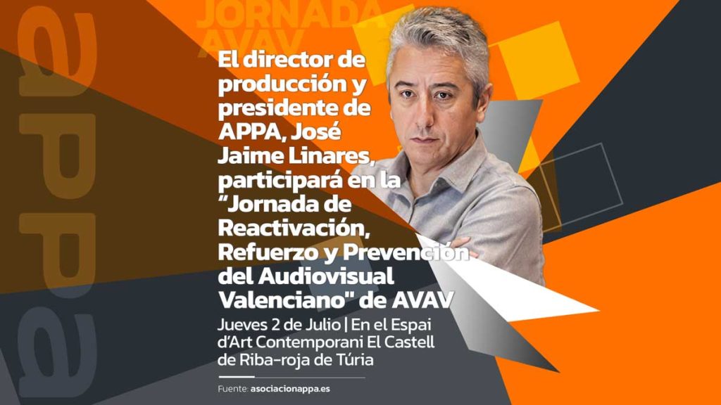 José Jaime Linares participará en la “Jornada de Reactivación, Refuerzo y Prevención del Audiovisual Valenciano 2026”